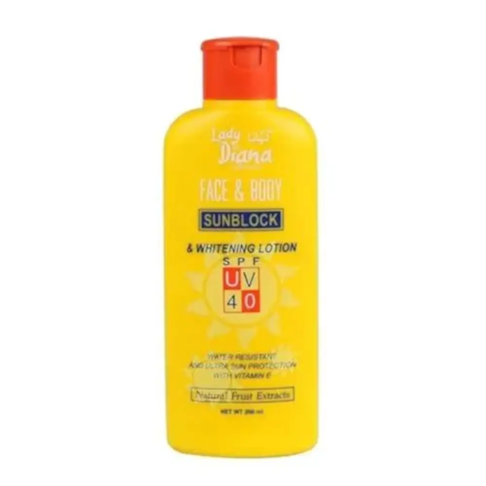 Lady Diana Spf Uv 40 Sunblock Lotion 200Ml